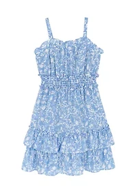 Girls 4-6 Denim Vest Dress