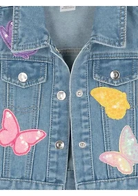 Girls 4-6 Rainbow Tutu Ruffle Jacket Set