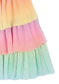 Girls 4-6 Rainbow Tutu Ruffle Jacket Set