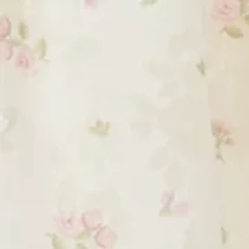 Girls 4-6x Floral Clip Dot Double Bow Dress