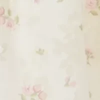 Girls 4-6x Floral Clip Dot Double Bow Dress