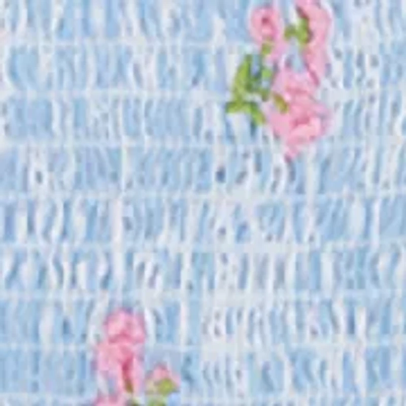 Girls 4-6 Floral Seersucker