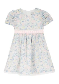 Girls 4-6x Floral Eyelet Dress