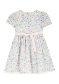 Girls 4-6x Floral Eyelet Dress