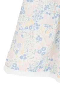 Girls 4-6x Floral Eyelet Dress