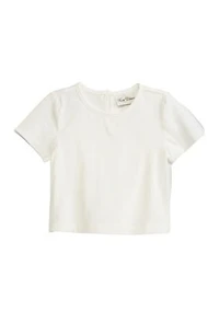 Girls 4-6x Floral Printed Top and Wide Leg Pants Set