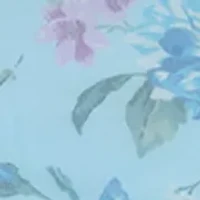 Girls 4-6x Floral Ombré Mesh High Low Dress