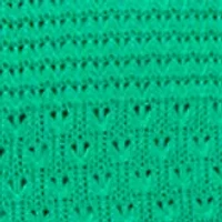 Girls 7-16 Crochet Ruffled Top and Floral Pants