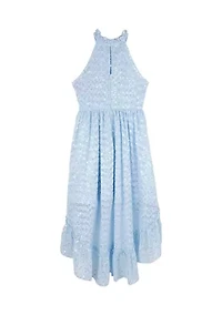 Girls 7-16 Sequin High Low Dress