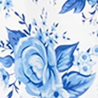 Girls 7-16 Toile Printed Babydoll Dress
