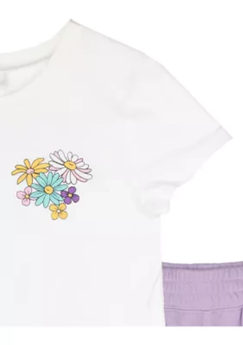 Girls 7-16 Graphic T-Shirt and Cozy Pants Set