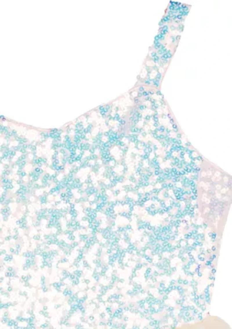 Girls 7-16 Rainbow Sequin Dress