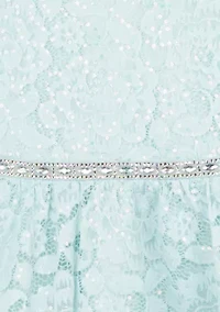 Girls 7-16 Lace High Low Dress