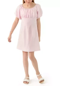 Girls 7-16 Bow Back Dress