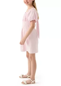 Girls 7-16 Bow Back Dress