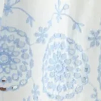 Girls 7-16 Eyelet Trim Dress