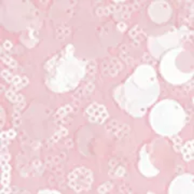 Girls 7-16 Pink Sequin A-line Bow Dress