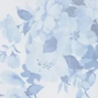 Girls 7-16 Blue Floral Mesh Ruffled Maxi Dress