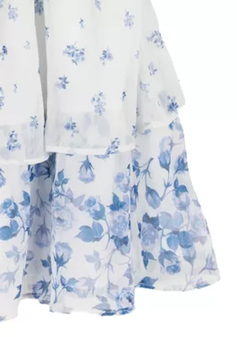 Girls 7-16 Chiffon Dress