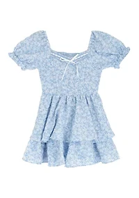 Girls 7-16 Floral Romper