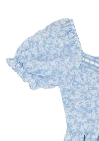 Girls 7-16 Floral Romper