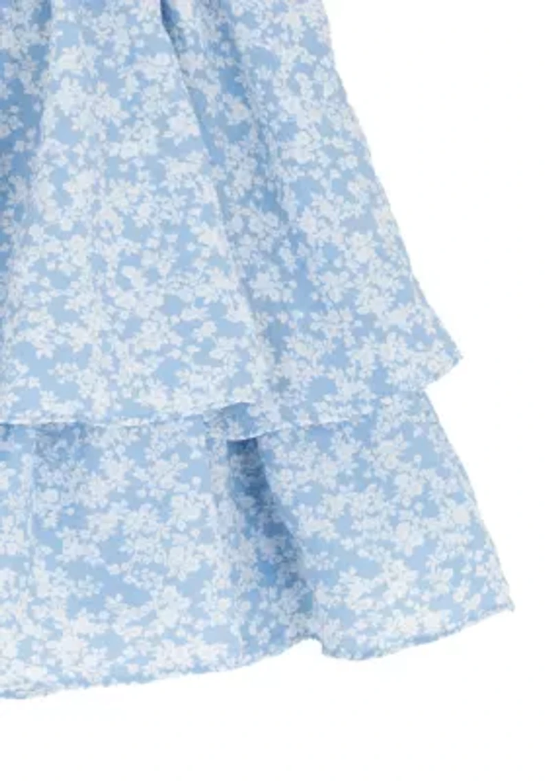 Girls 7-16 Floral Romper