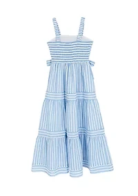 Girls 7-16 Striped Maxi Dress