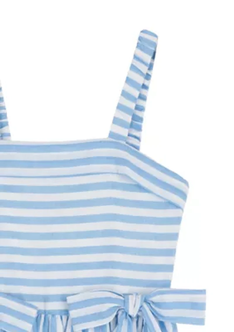 Girls 7-16 Striped Maxi Dress