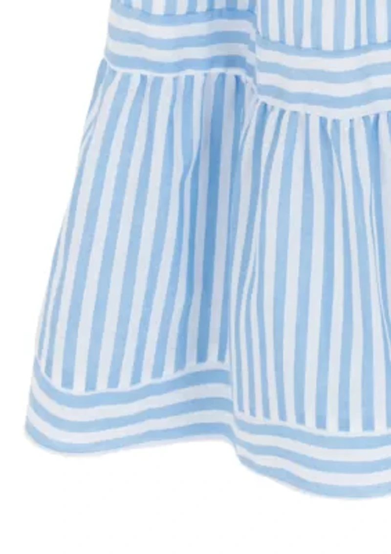 Girls 7-16 Striped Maxi Dress