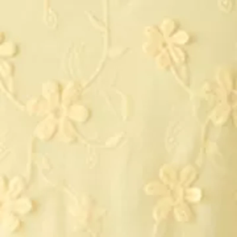 Girls 7-16 Flower Embroidery Dress