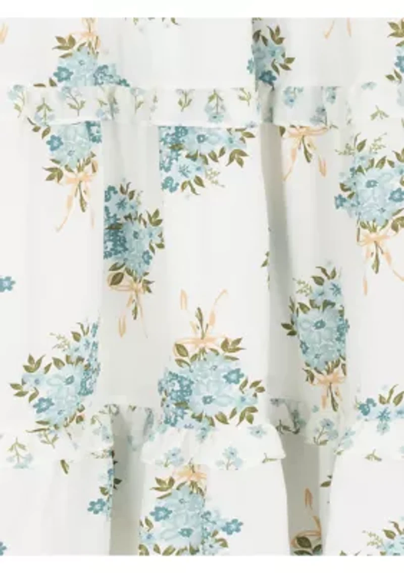 Girls 7-16 Mixed Floral Print Maxi Dress