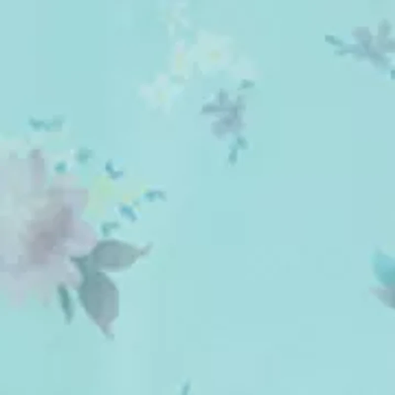 Girls 7-16 Mint Border Print Mesh Maxi Dress