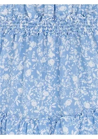 Girls 7-16 Denim Vest Dress Set