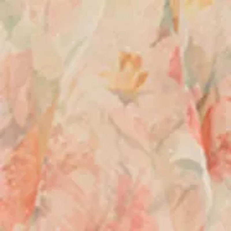 Girls 7-16 Floral Glitter Mesh Maxi Dress