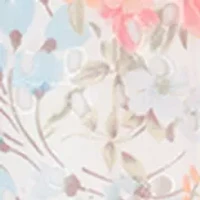 Girls 7-16 Floral Printed Eyelet Dress