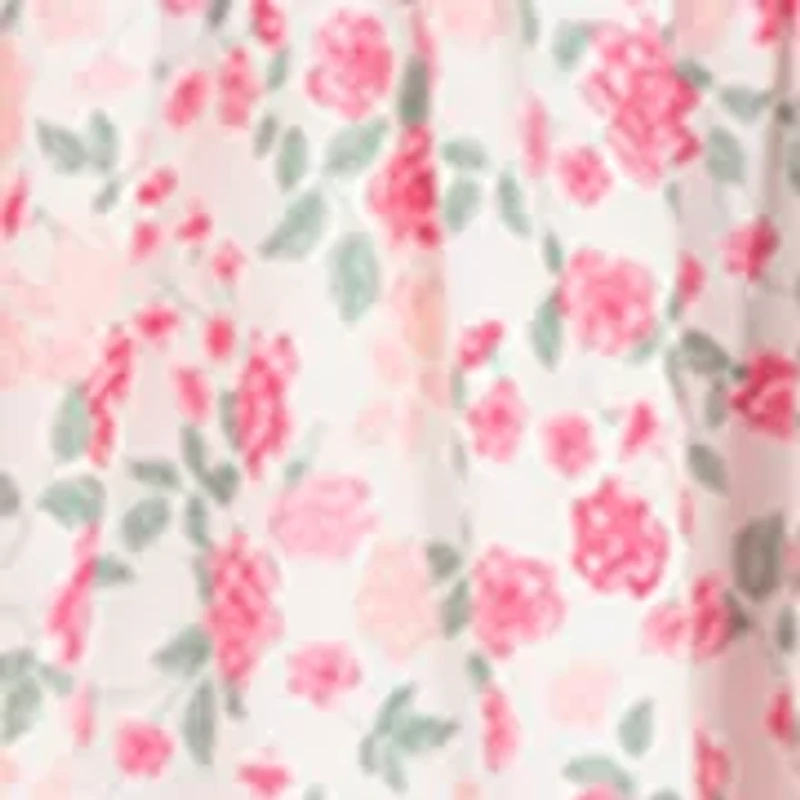 Girls 7-16 Floral Smocked Maxi Dress