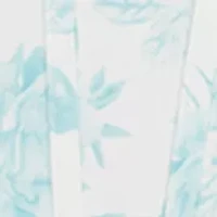 Girls 7-16 Aqua Toile Scuba Skater Dress