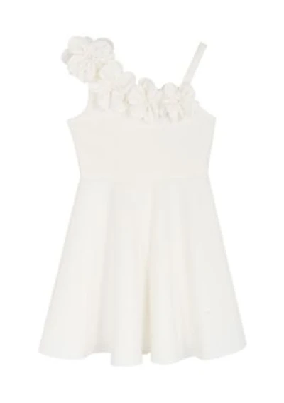 Girls 7-16 Floral Shoulder Scuba Knit Dress