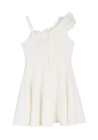 Girls 7-16 Floral Shoulder Scuba Knit Dress