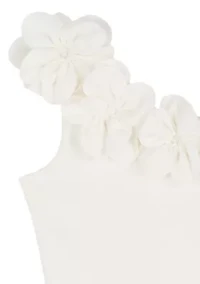 Girls 7-16 Floral Shoulder Scuba Knit Dress