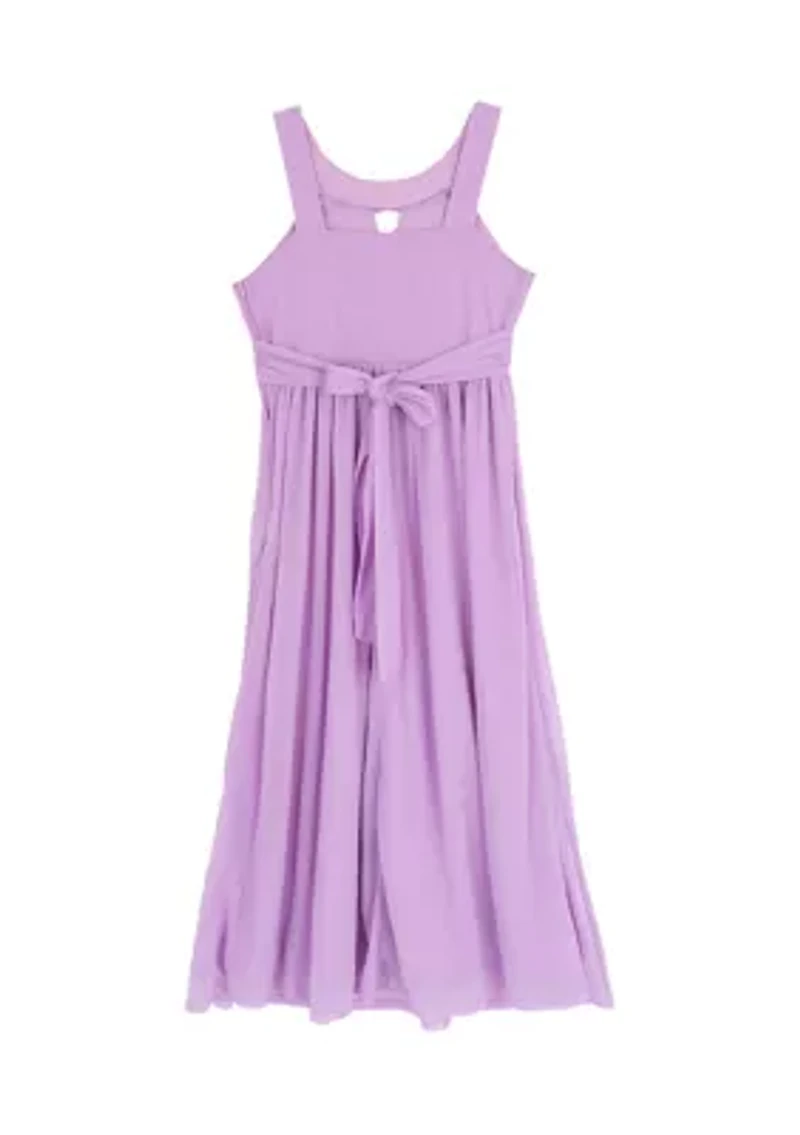 Girls 7-16 Stone Halter Maxi Dress