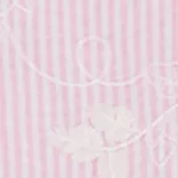 Girls 7-16 Floral Striped Dress