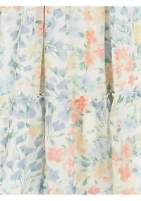 Girls 7-16 Floral Hi Low Maxi Dress