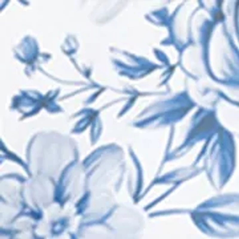 Girls 7-16 Blue Floral Mikado Dress