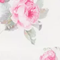 Girls 7-16 Floral Clip Dot Ruffle Dress