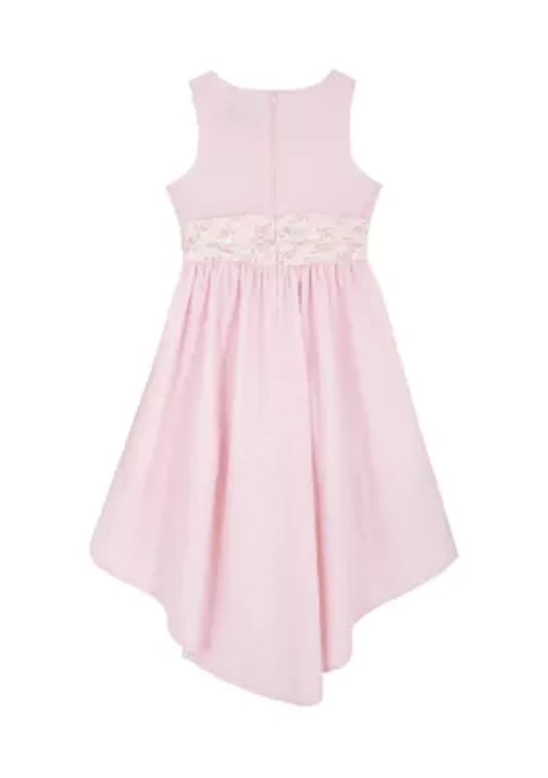 Girls 7-16 Seersucker Hi Low Dress
