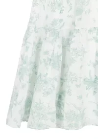 Girls 7-16 Toile Maxi Dress