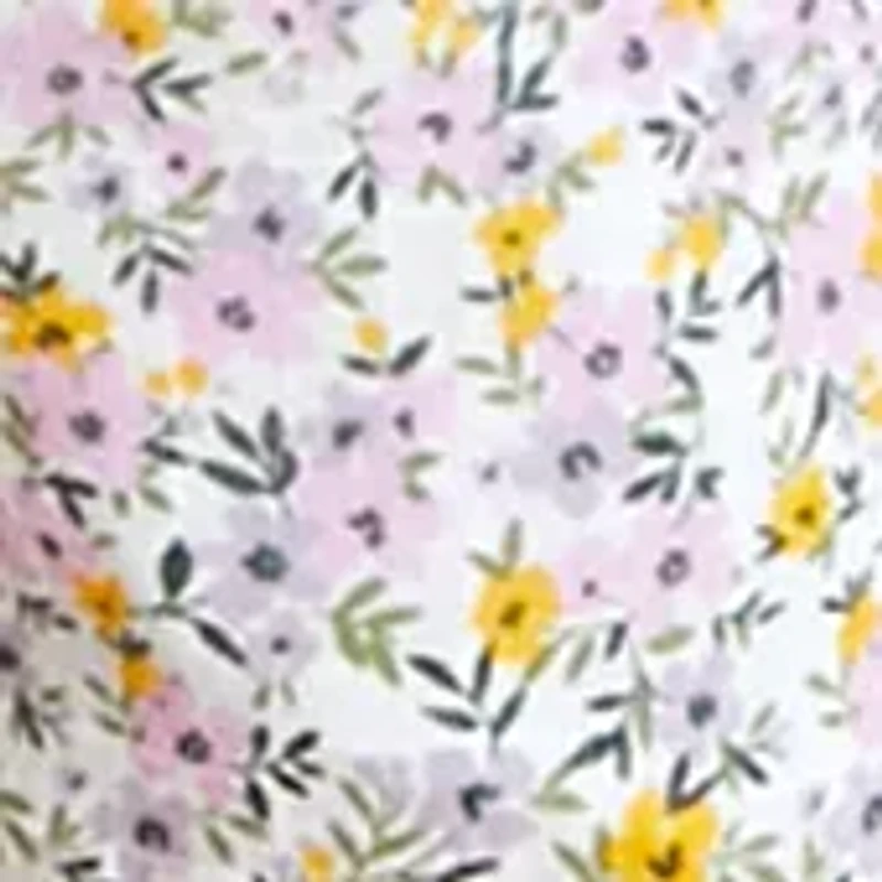 Girls 7-16 Floral Printed Top and Pants Set