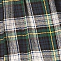 Girls 4-6x Twill Yarn Dyed Plaid Dress