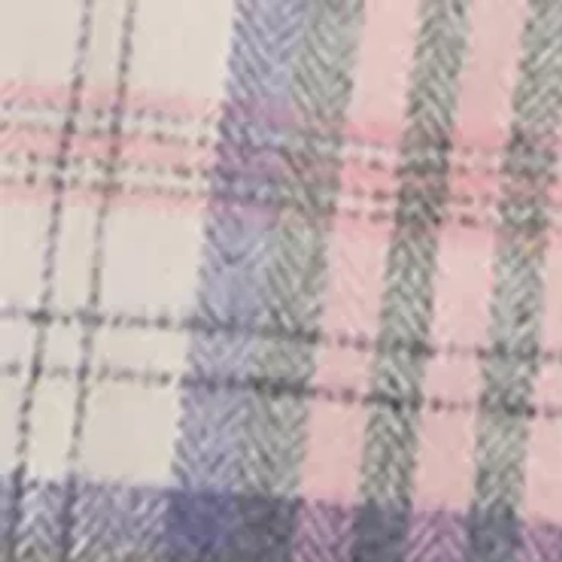 Girls 4-6x Plaid Printed Jumper Dress Set